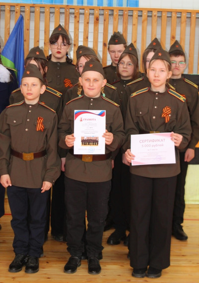 Муниципальный этап Республиканского смотра-конкурса по строевой подготовке "Равняемся на героев".